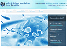 Tablet Screenshot of medicinareproductiva.net